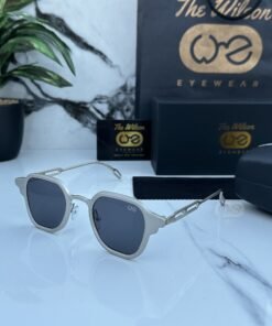 Branded WLSON 2381 silver black Sunglasses (With Original Kit)