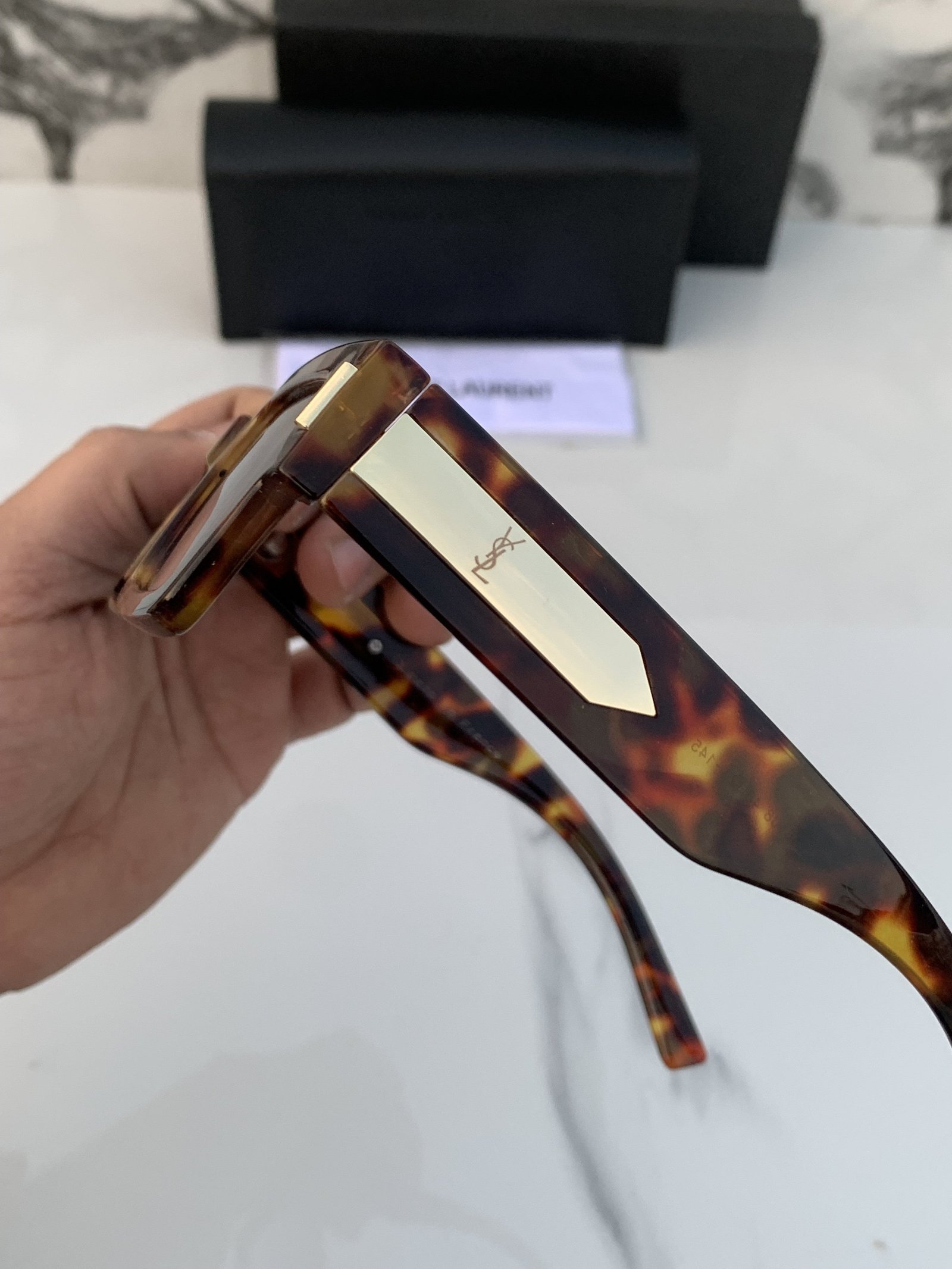 Branded YSNT Tiger Brown Sunglasses (With Original Kit)