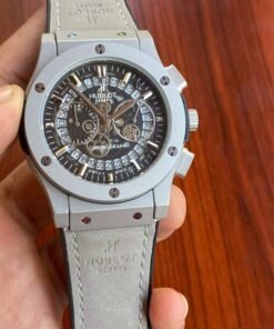 Hublot Grey Leather Belt Watch D