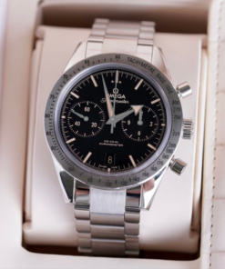 Omega Speedmaster Silver Black Dial Metal