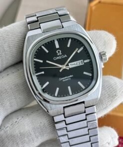 Omega Speedmaster Slim Silver Black Metal Watch