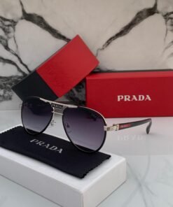 Branded Sunglasses  Black Aviator (With Original Kit)
