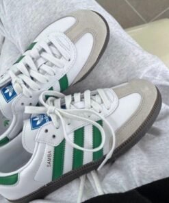 Branded Samba White Green Sneakers