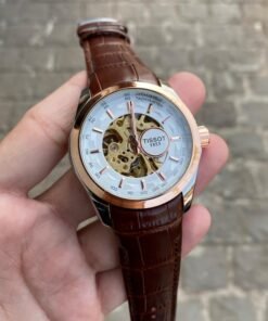 TISSOT 1853 AUTOMATIC PRIMIUM QUILTY LEATHER WATCH