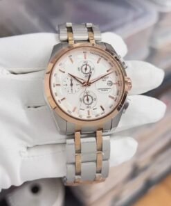 TISSOT 1853 PRIMIUM QUALITY DUAL TON WHITE METAL WATCH'