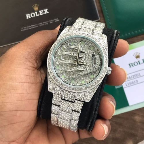 ROLEX DIAMOND EDITION PRIMIUM QUILTY (DAIL LOGO WORKING)
