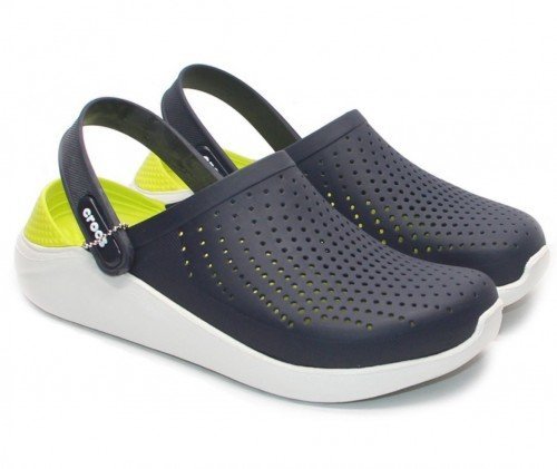 CROCS LITERIDE BLACK-NEON TOP QUALITY