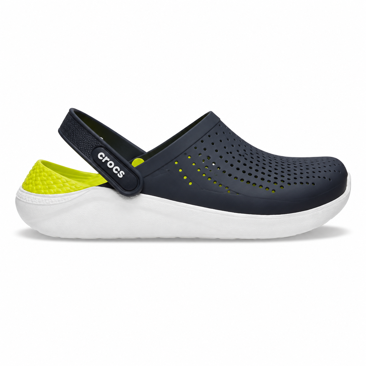 CROCS LITERIDE BLACK-NEON TOP QUALITY