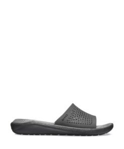Crocs Lite Ride Flip Flop Black Grey