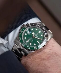 ROLEX OYSTER PERPETUAL GMT MASTER-2 STEEL AQUA GREEN