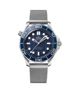 OMEGA SEAMASTER JAMES BOND 60th Anniversary 42mm Stainless Steel Blue Dot Dial Watch