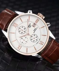 TISSOT 1853 CHEMIN PREMIUM WATCH BROWN LEATHER