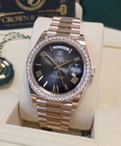 ROLEX PREMIUM DIAMOND DAY DATE QURTAZ MACHIN